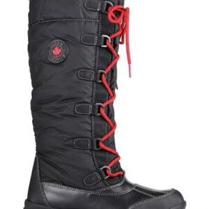 Canucks Tall Waterproof Winter Boots, Size 9